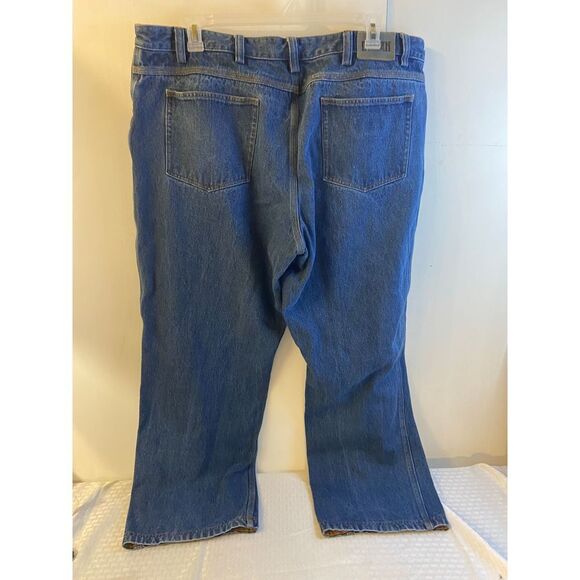 Duluth Trading Co Denim Blue Jeans Mens 46x32 (measures 44x32) - Picture 1 of 5